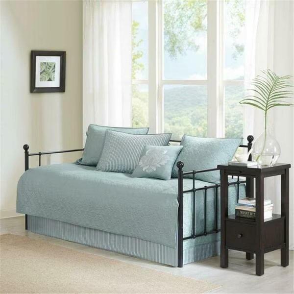 Quebec 6-Piece Daybed Cover Set, Seafoam, Madison Park, Mfr#: MP13-3979